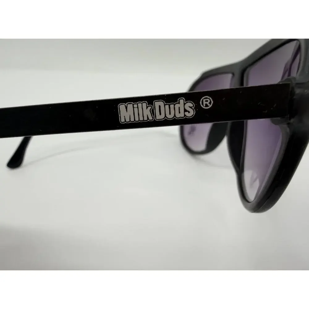Vintage Milk Duds NY Yankees Logo Black Purple Sunglasses Promotional Eyewear